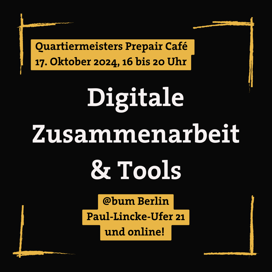 Kostenloser, hybrider Workshop "Digitale Zusammenarbeit & Tools" am 17. Oktober